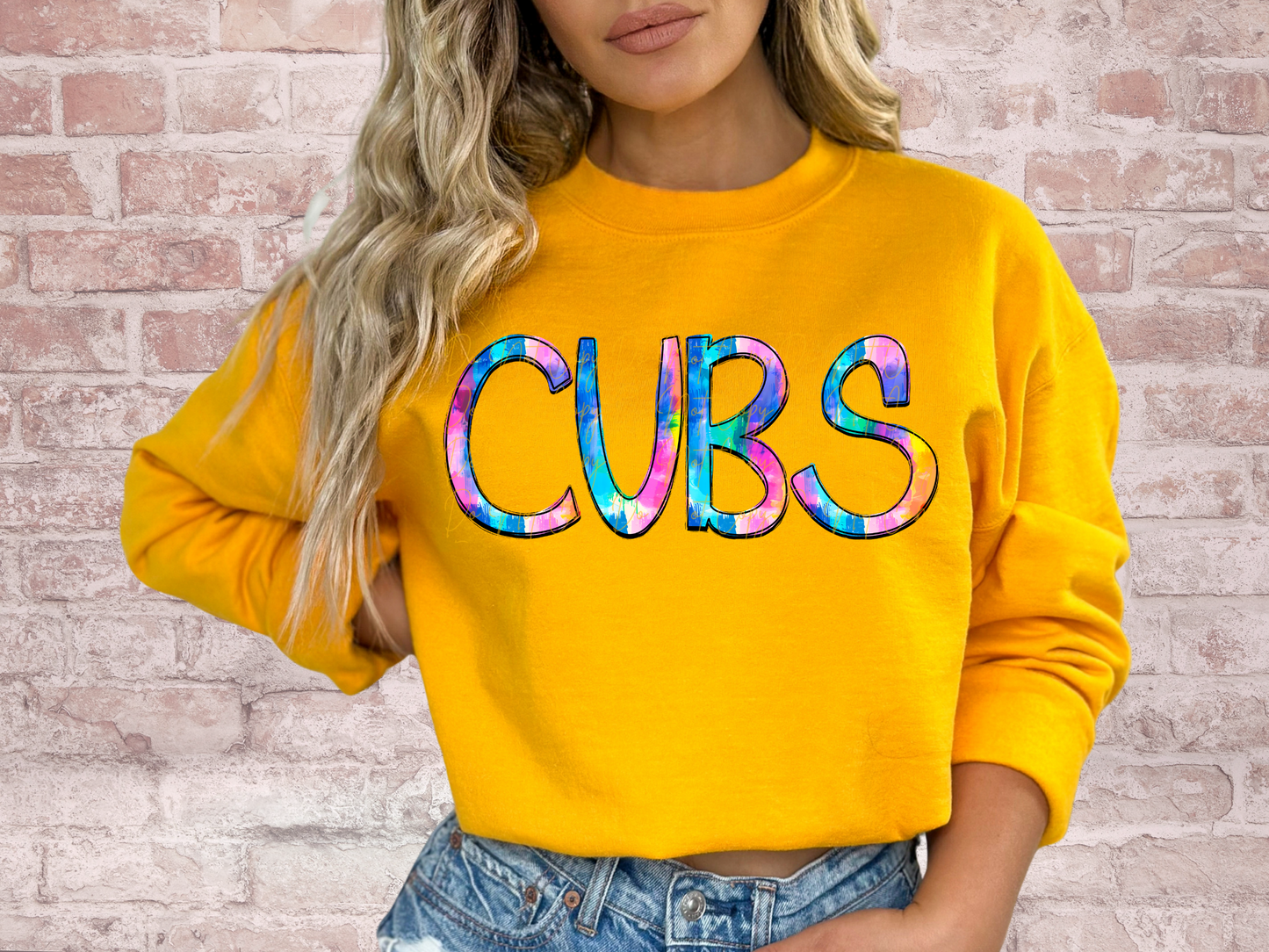 Cubs School Mascot DTF Transfer - TED1327