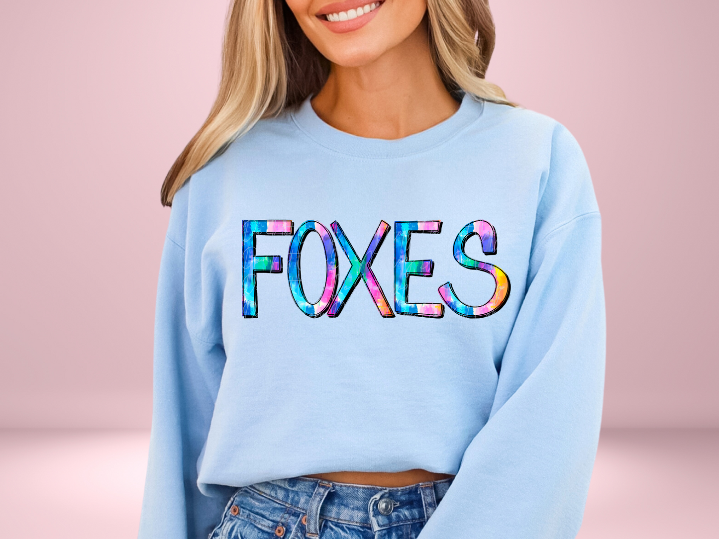 Foxes School Mascot DTF Transfer - TED1328