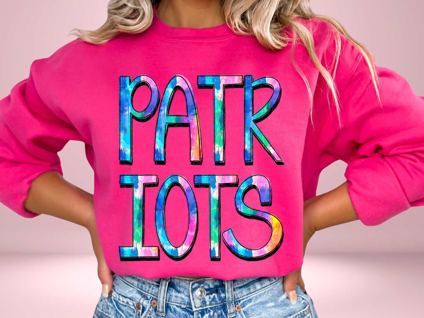 Patriots School Mascot DTF Transfer - TED1336