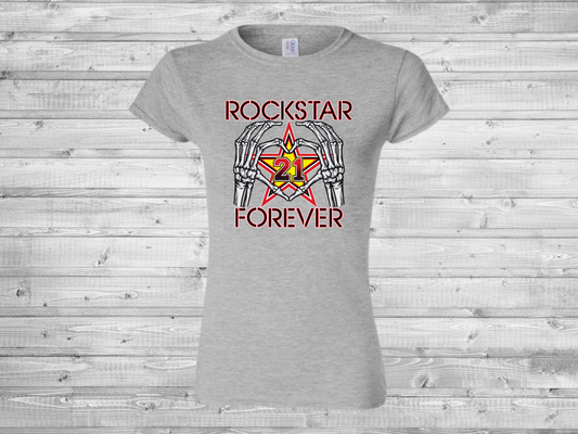Rockstar Forever Memorial Women's Shirt (Front Design Only)