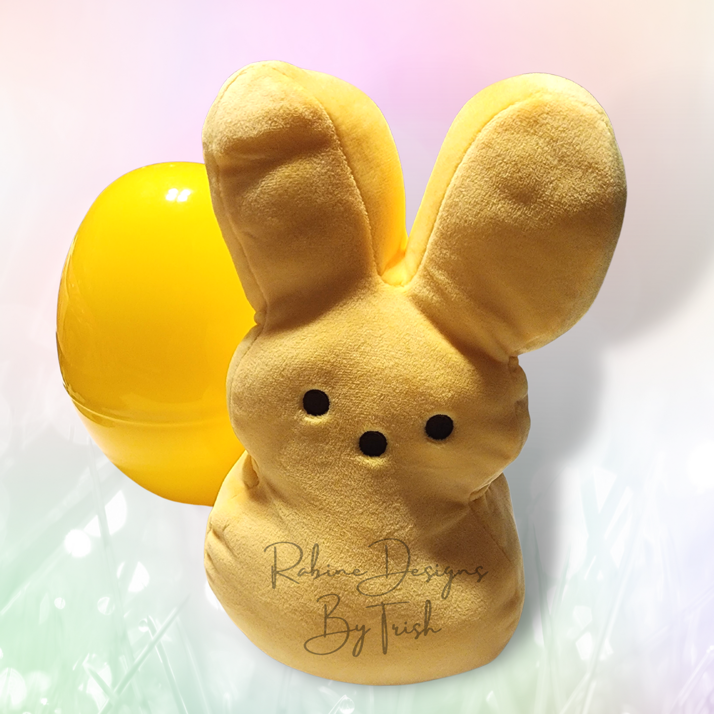 Custom Name Easter Peeps With A Jumbo Easter Egg