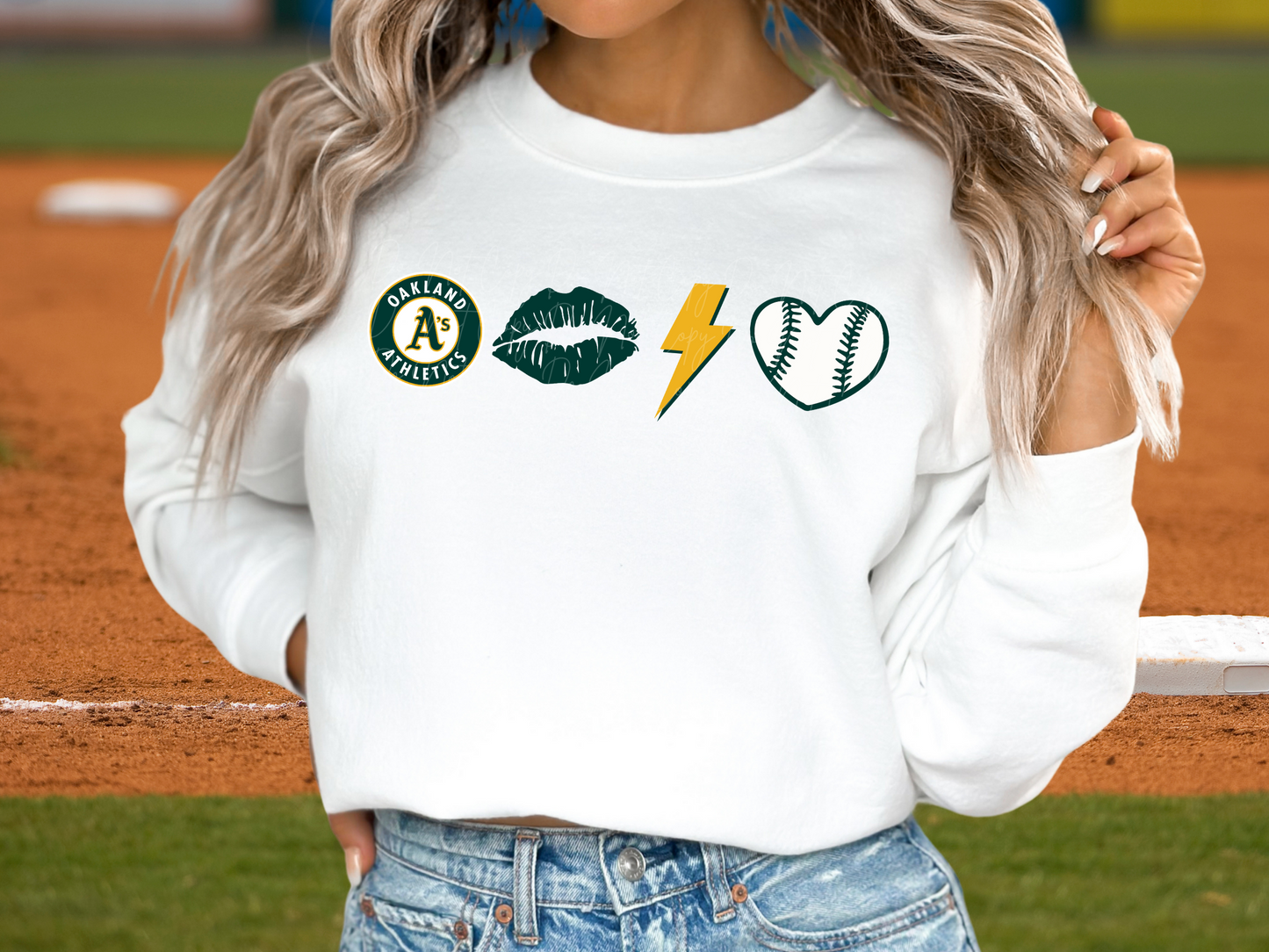 Oakland Athletics Baseball DTF Transfer - KPI1155