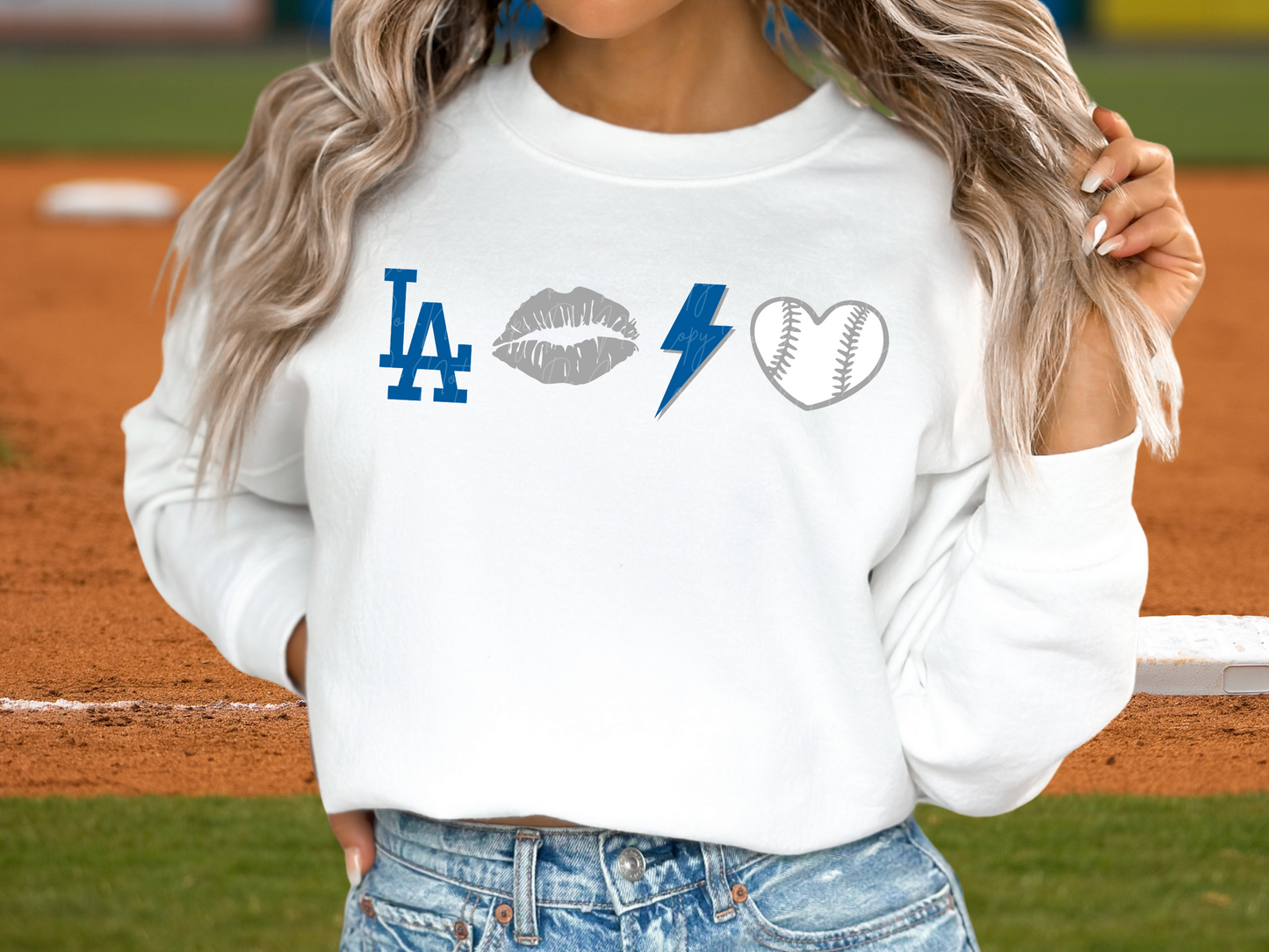 Los Angeles Dodgers Baseball DTF Transfer - KPI1175