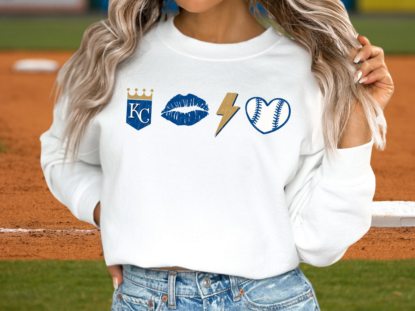 Kansas City Royals Baseball DTF Transfer - KPI1270