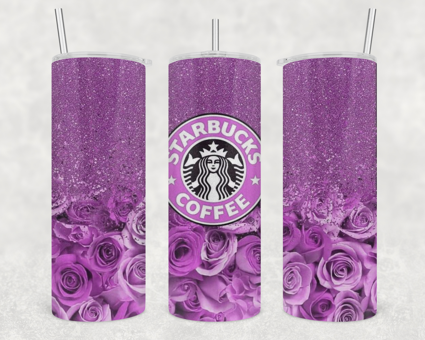 Starbies Violet Rose Tumbler