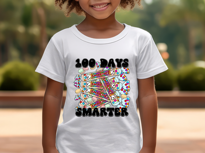 100 Days Smarter Smarties Candy Youth Shirt
