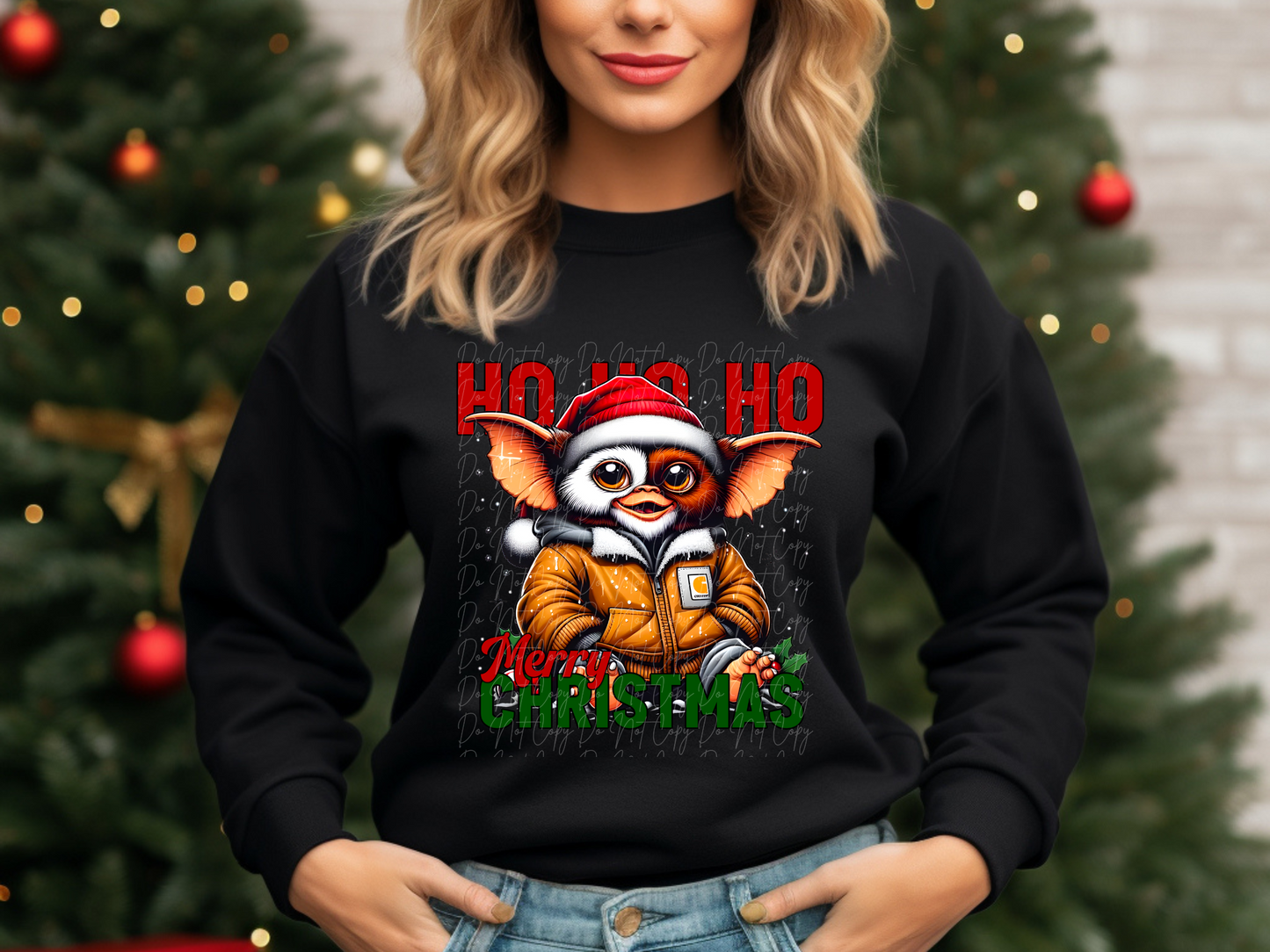 Christmas Horror Gremlin Ho Ho Ho Merry Christmas Shirt