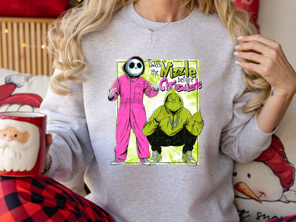 The Mean One and Jack Twas The Nizzle Before Chrismizzle Shirt