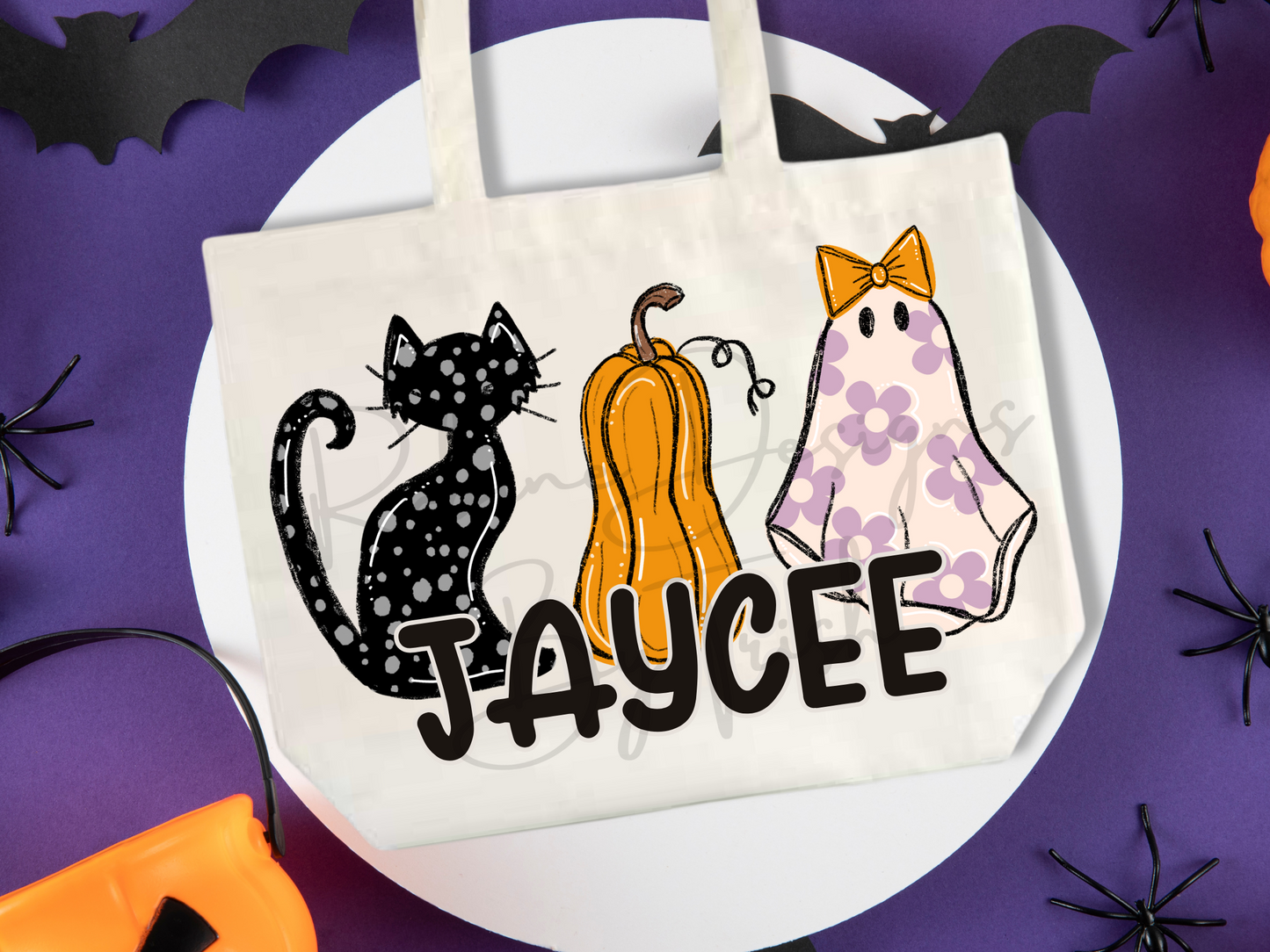 Halloween Custom Girl Candy Tote Bag