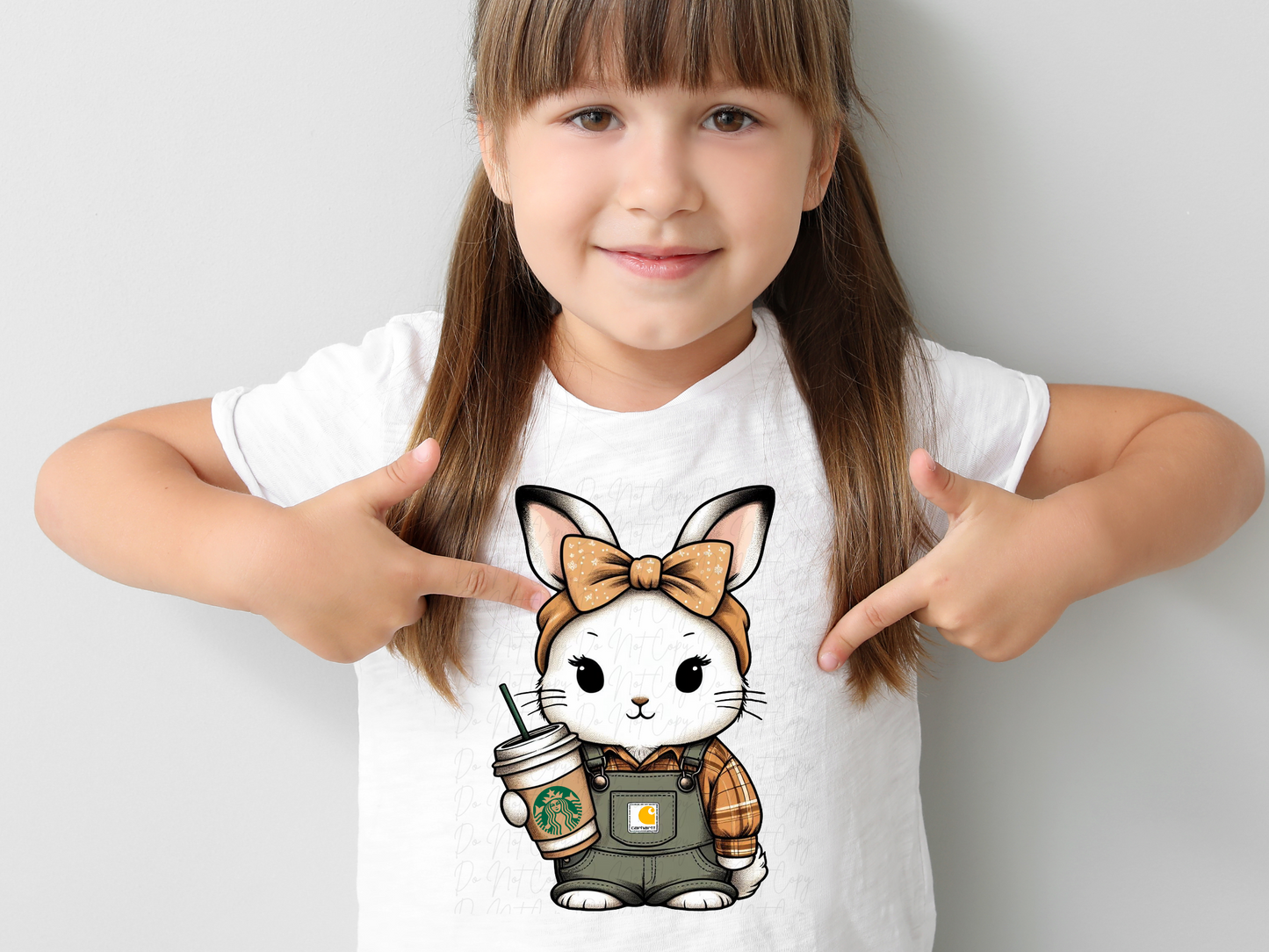 Easter Starbies Girl Bunny DTF Transfer - KPI1355