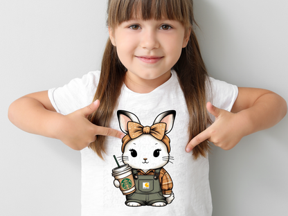 Easter Starbies Girl Bunny DTF Transfer - KPI1355