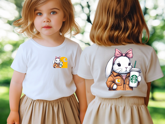 Easter Starbies Girl Bunny DTF Transfer - KPI1356