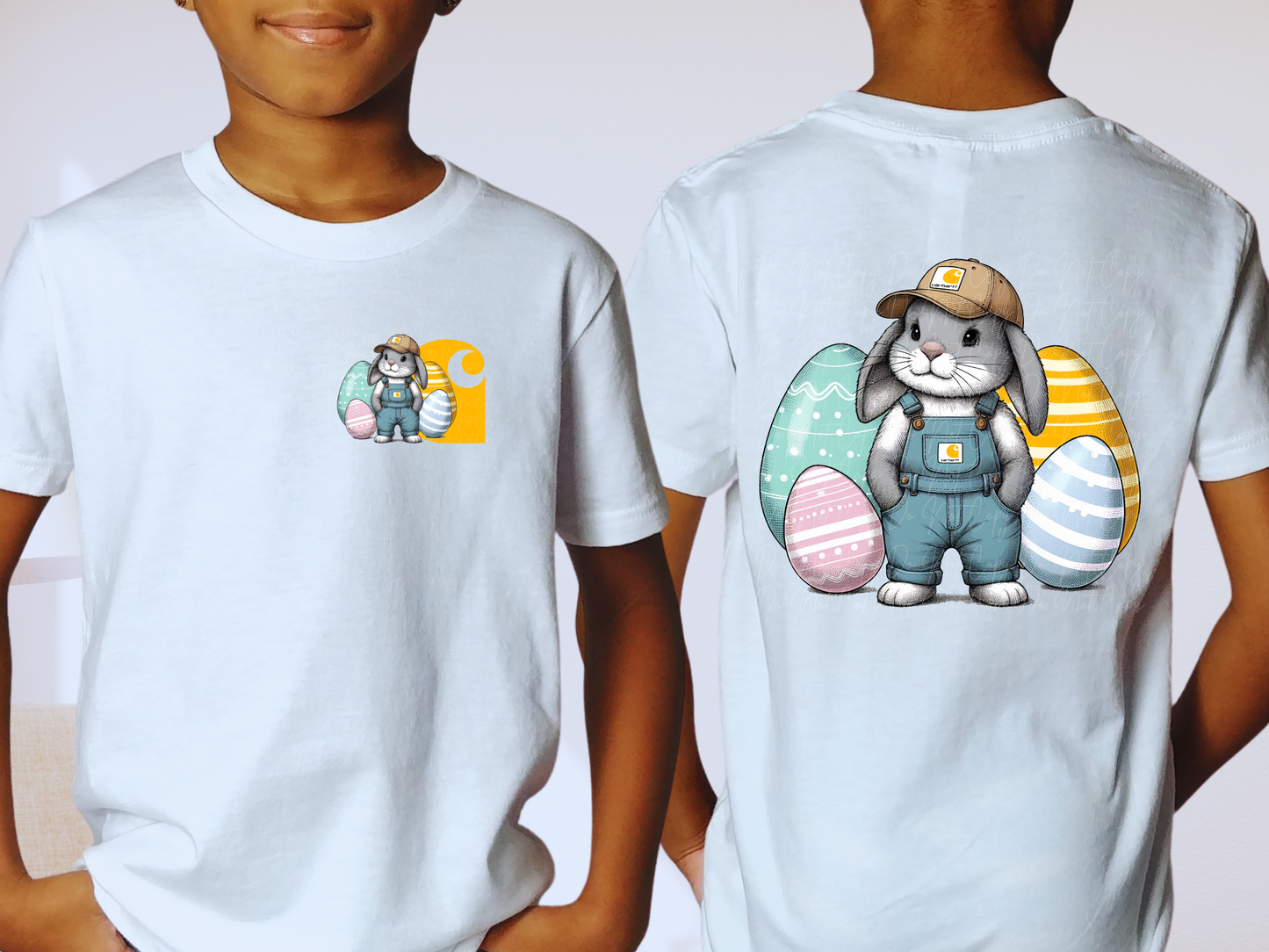 Easter Boy Bunny DTF Transfer - KPI1357