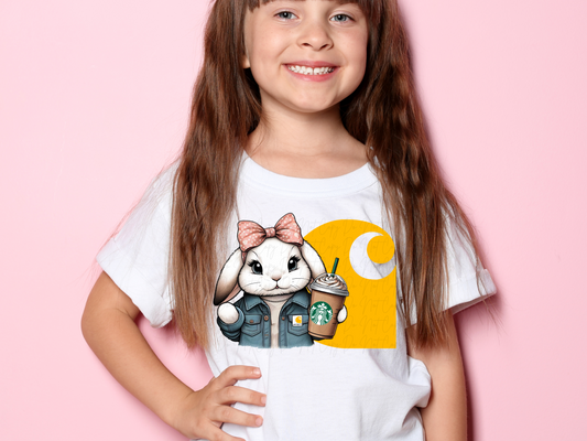 Easter Starbies Girl Bunny DTF Transfer - KPI1363