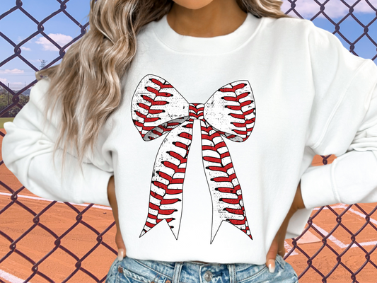 Baseball Distressed Ribbon Game Day DTF Transfer - KPI1381