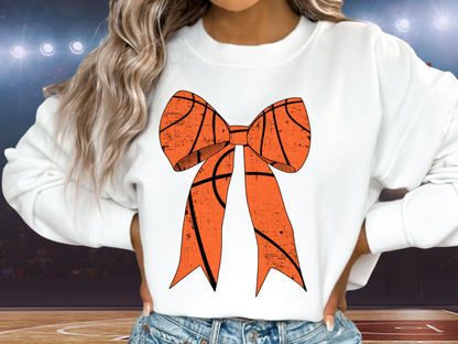 Basketball Distressed Ribbon Game Day DTF Transfer - KPI1405