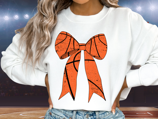 Basketball Distressed Ribbon Game Day DTF Transfer - KPI1405