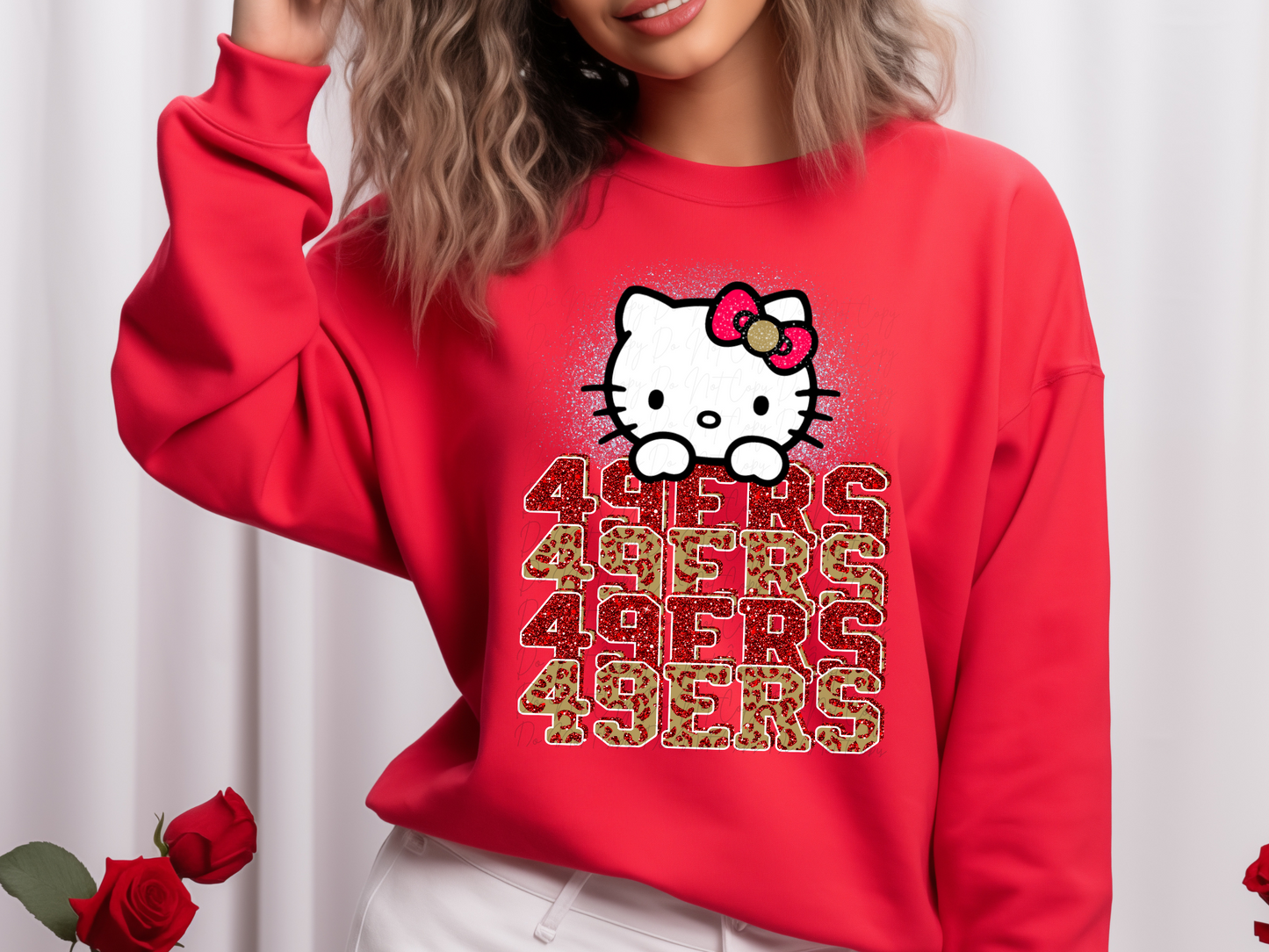 San Francisco 49ers and Hello Kitty Shirt