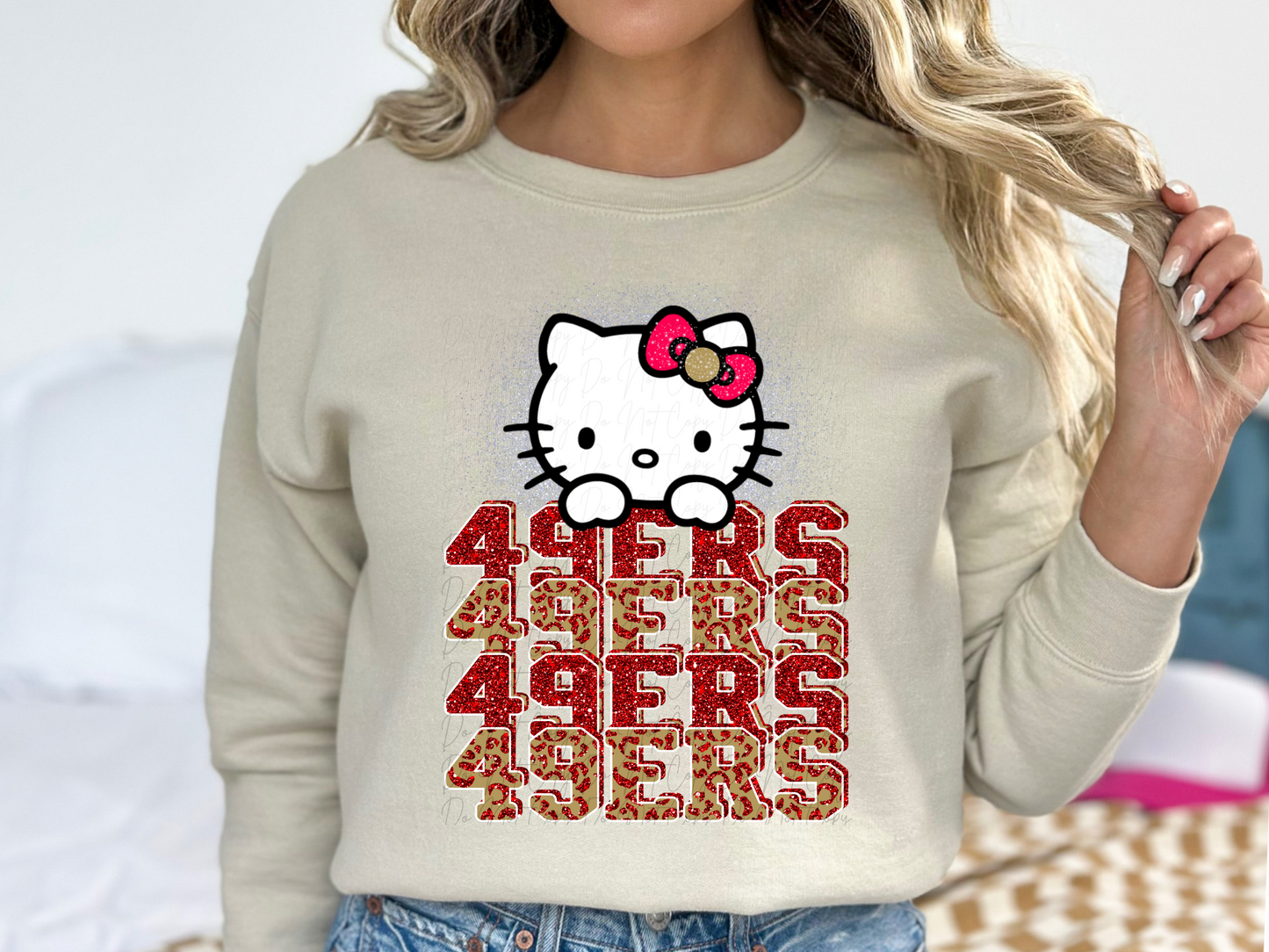 San Francisco 49ers and Hello Kitty Shirt