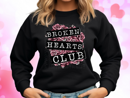 Broken Hearts Club Valentine's Day Sweatshirt