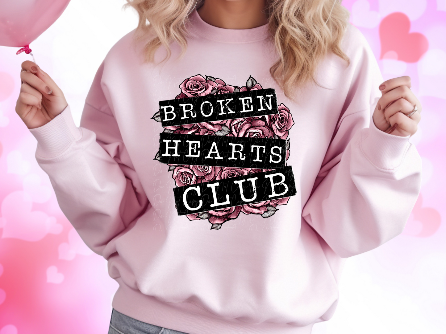 Broken Hearts Club Valentine's Day Sweatshirt