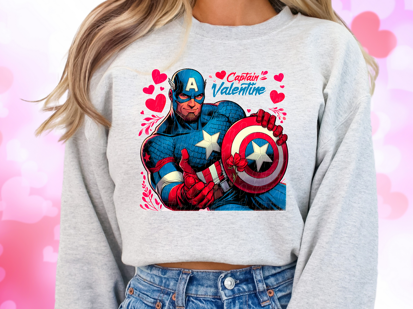 Captain America Valentine's Day Sweatshirt