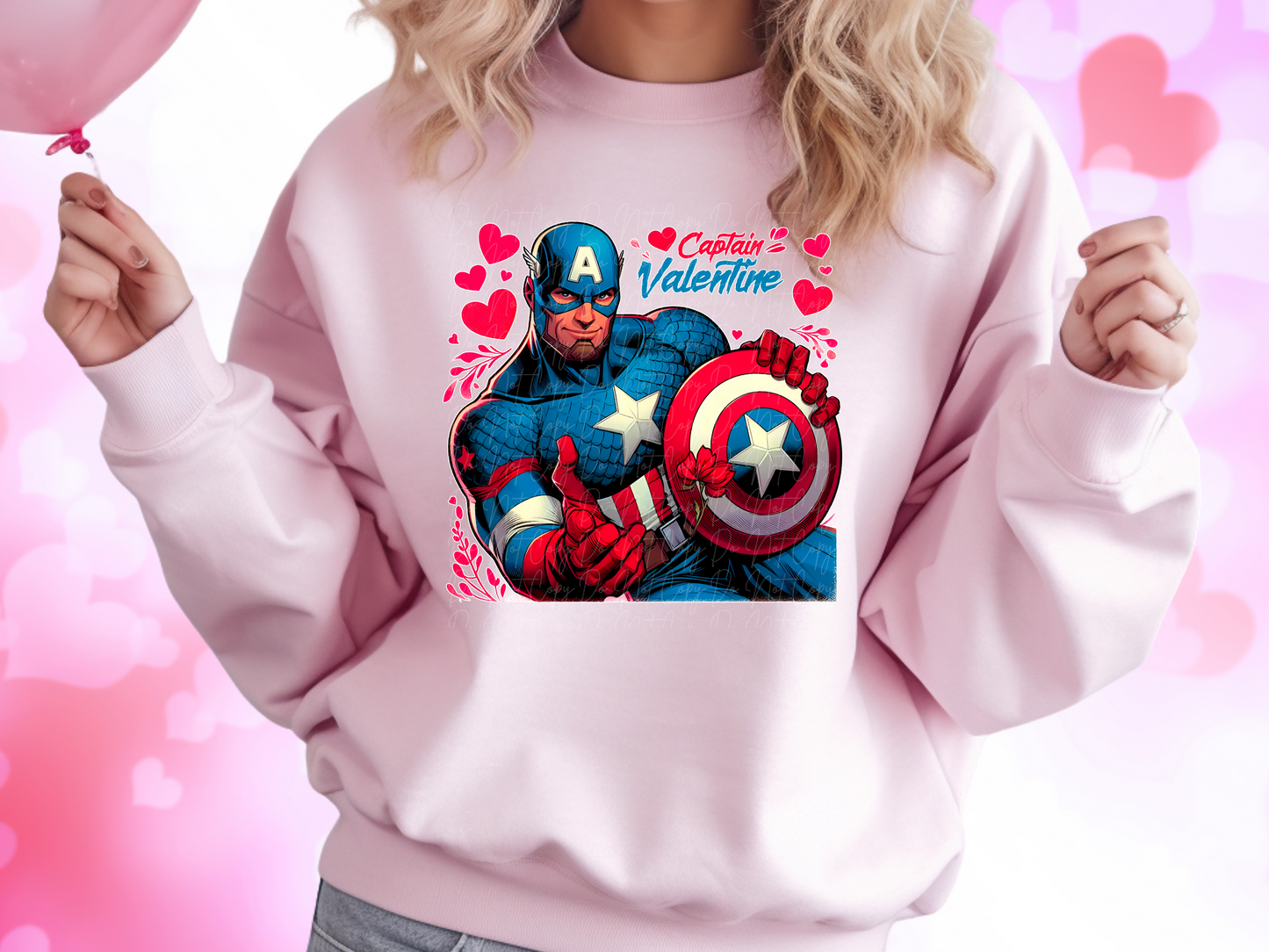 Captain America Valentine's Day Sweatshirt