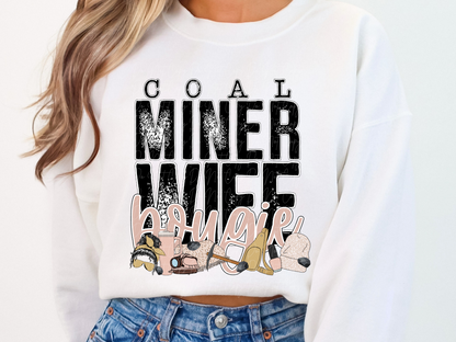 Coal Miner Wife Bougie DTF Transfer - TED1083