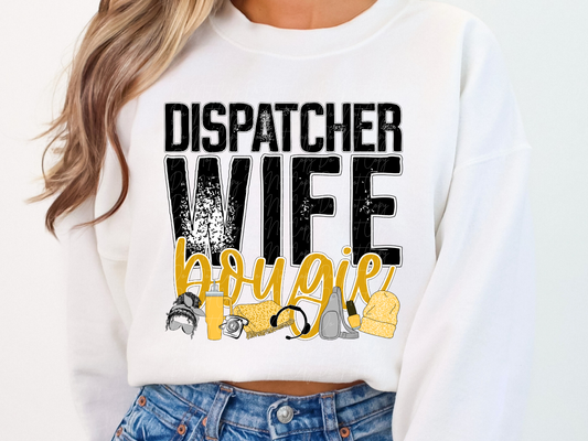 Dispatcher Wife Bougie DTF Transfer - TED1095