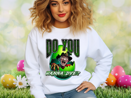 Easter Horror Do You Wanna Dye Freddy DTF Transfer - KPI1299