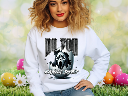 Easter Horror Do You Wanna Dye Ghostface DTF Transfer - KPI1303