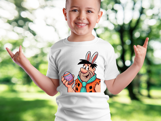 Fred Flintstone Easter DTF Transfer - KPI1319