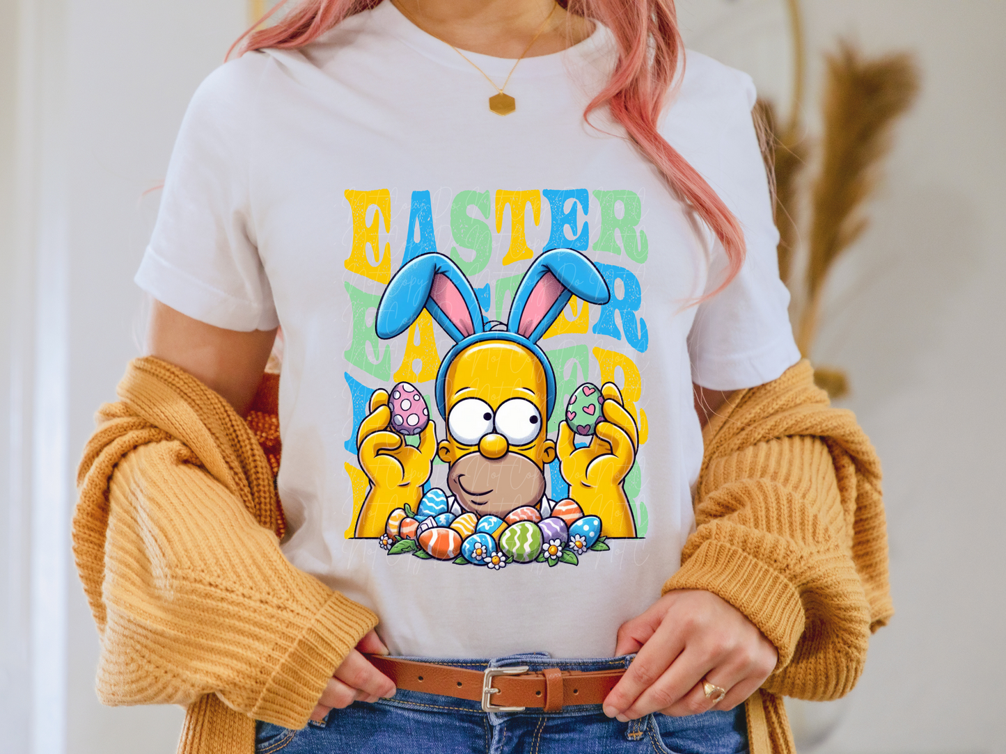 Homer Easter DTF Transfer - KPI1324