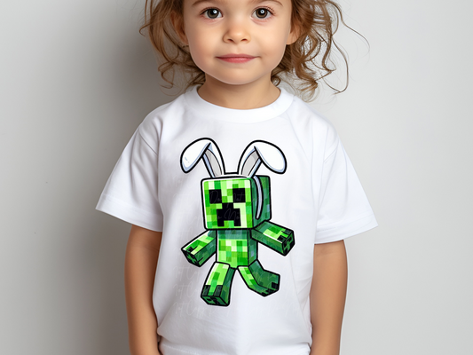 Minecraft Green Easter DTF Transfer - KPI1327