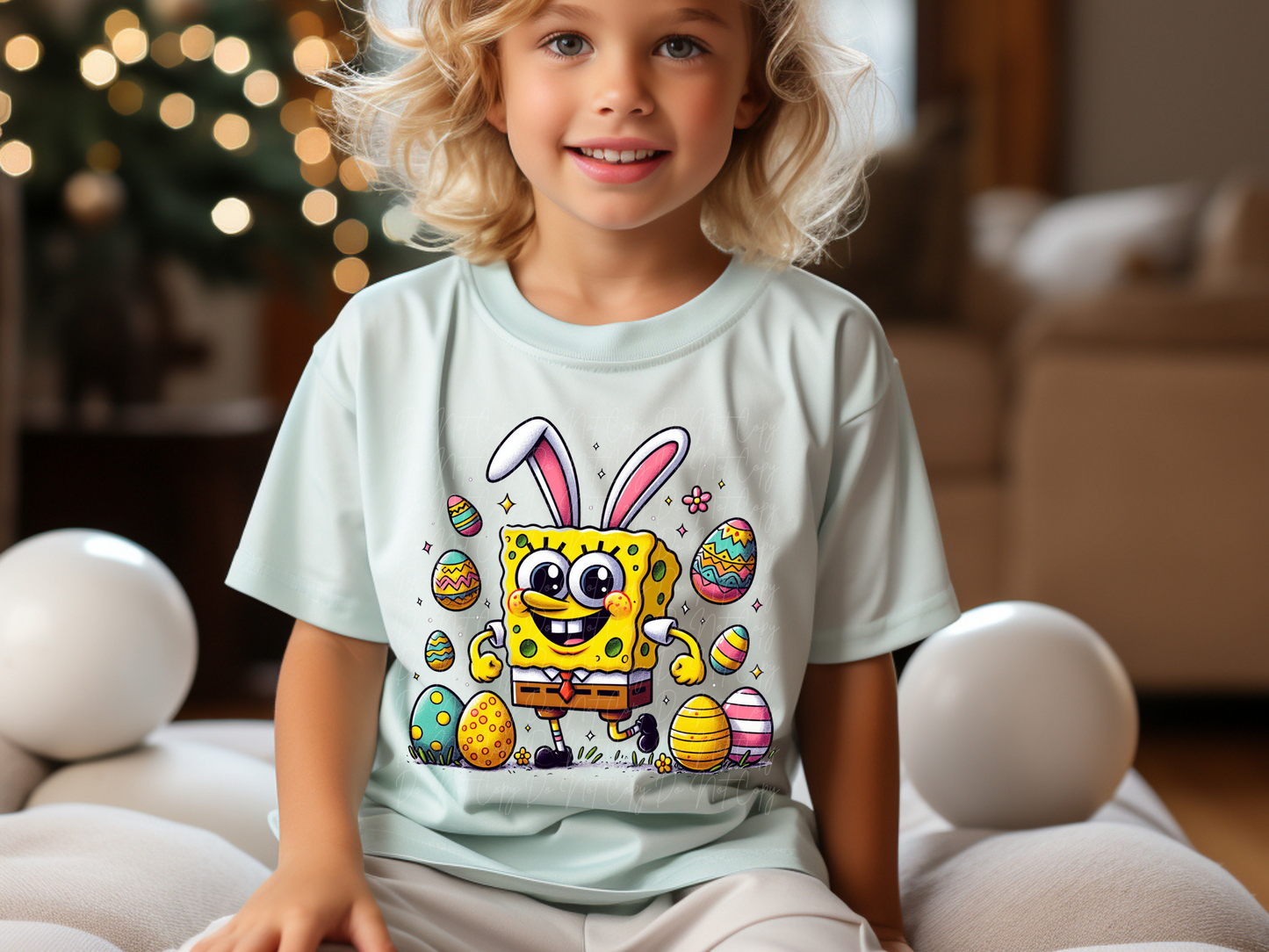 Spongebob Easter DTF Transfer - KPI1347