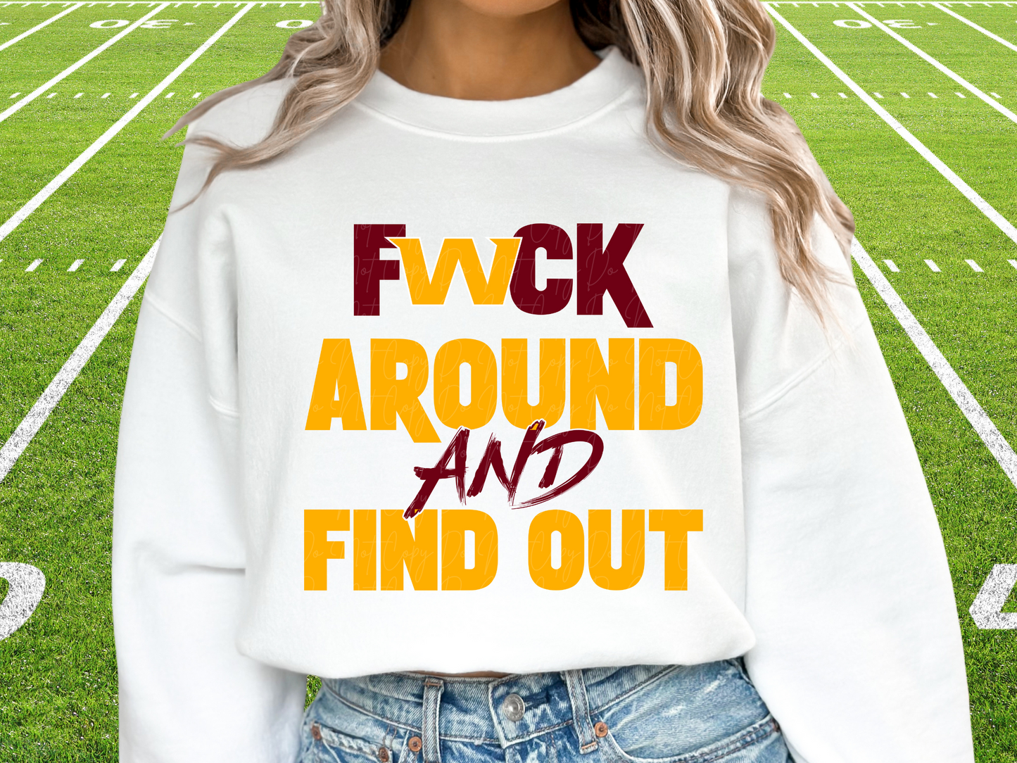 Washington Commanders F Around and Find Out FAAFO Pro Football DTF Transfer - KPI1092