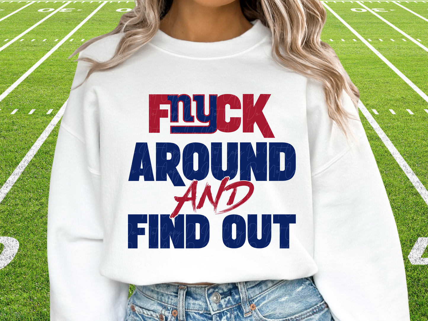 New York Giants F Around and Find Out FAAFO Pro Football DTF Transfer - KPI1097