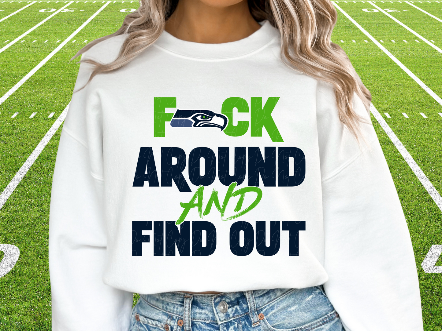 Seattle Seahawks F Around and Find Out FAAFO Pro Football DTF Transfer - KPI1108