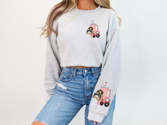 Farmer Wife Bougie Pocket-Sleeve DTF Transfer - TED1100