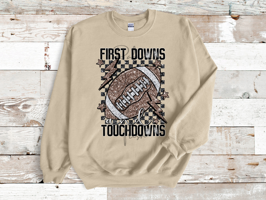First Downs and Touchdowns Gameday Sweatshirt