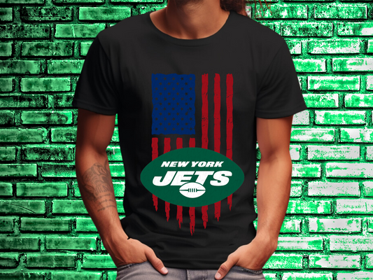 New York Jets Football USA Flag DTF Transfer - KPI1465