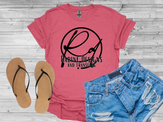 Adult Unisex Short Sleeve Shirt-Heather Cardinal