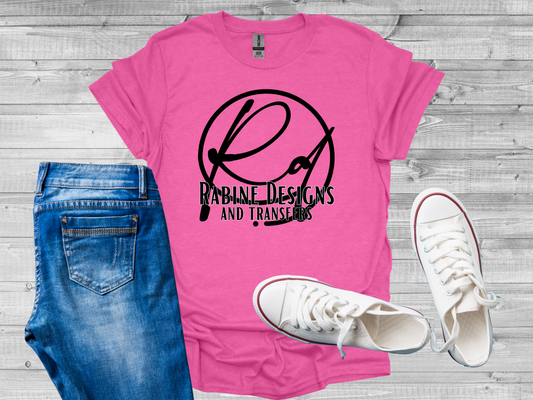Adult Unisex Short Sleeve Shirt-Heather Heliconia Pink