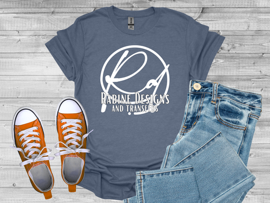 Adult Unisex Short Sleeve Shirt-Heather Indigo Blue