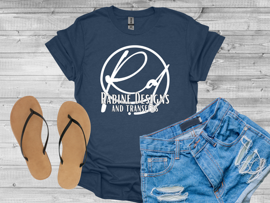 Adult Unisex Short Sleeve Shirt-Heather Navy Blue
