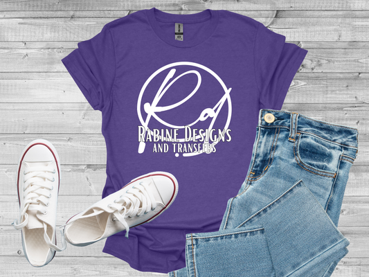 Adult Unisex Short Sleeve Shirt-Heather Purple