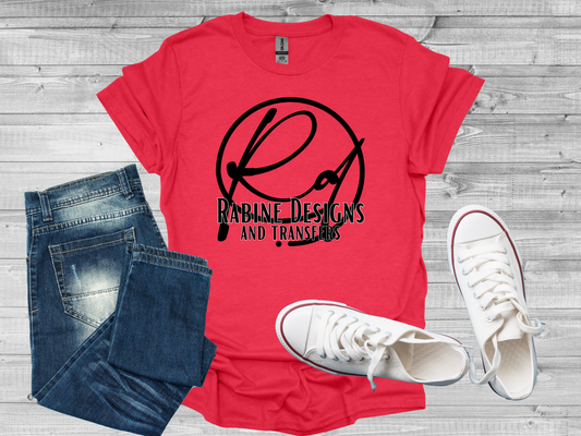 Adult Unisex Short Sleeve Shirt-Heather Red