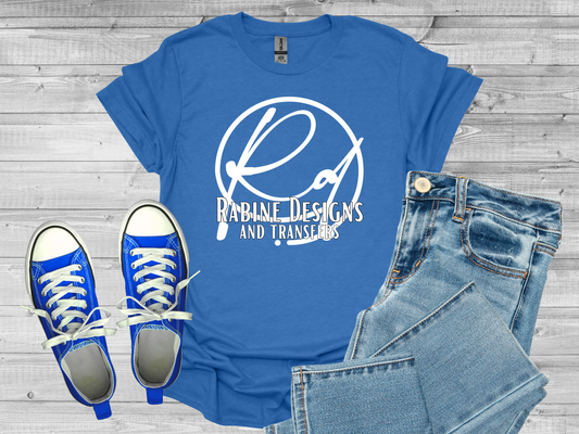 Adult Unisex Short Sleeve Shirt-Heather Royal Blue