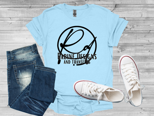Adult Unisex Short Sleeve Shirt-Light Blue