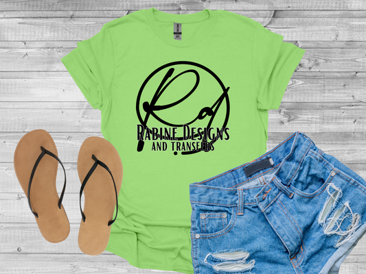Adult Unisex Short Sleeve Shirt-Lime Green